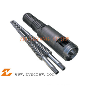 Bimetallische Twin Conical Screw Barrel für WPC